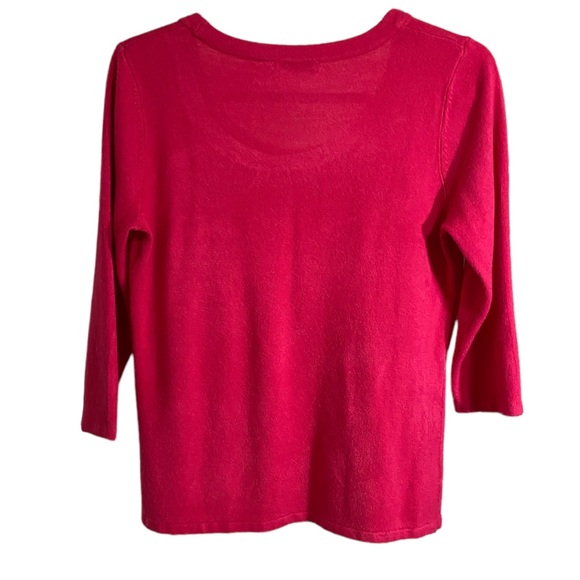Luxe Woman’s Sweater Size Petite XL Pink - Picture 7 of 7